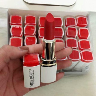 [RẺ VÔ ĐỊCH] COMBO 24 CÂY SON MISS RÔSE 3D (VỎ ĐEN HOẶC VỎ TRẮNG)