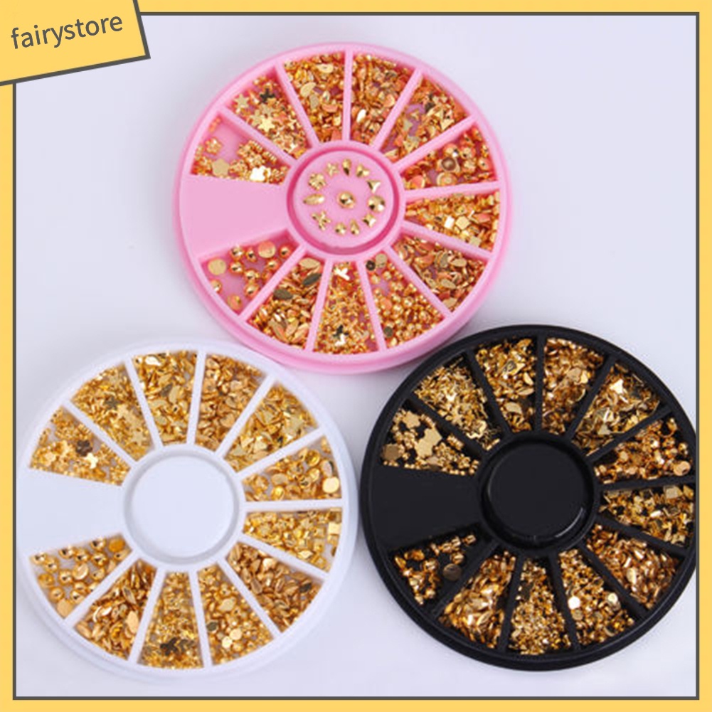 Hộp phụ kiện trang trí móng 3D với 12 hình dáng độc đáo tiện dụng