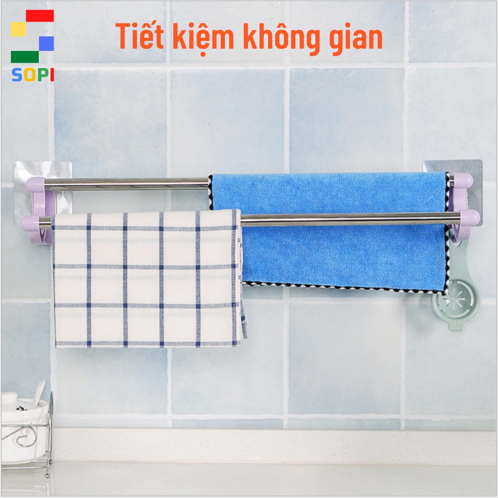 Giá Treo Khăn Nhà Tắm, Móc Treo Khăn Dán Tường. SONETS