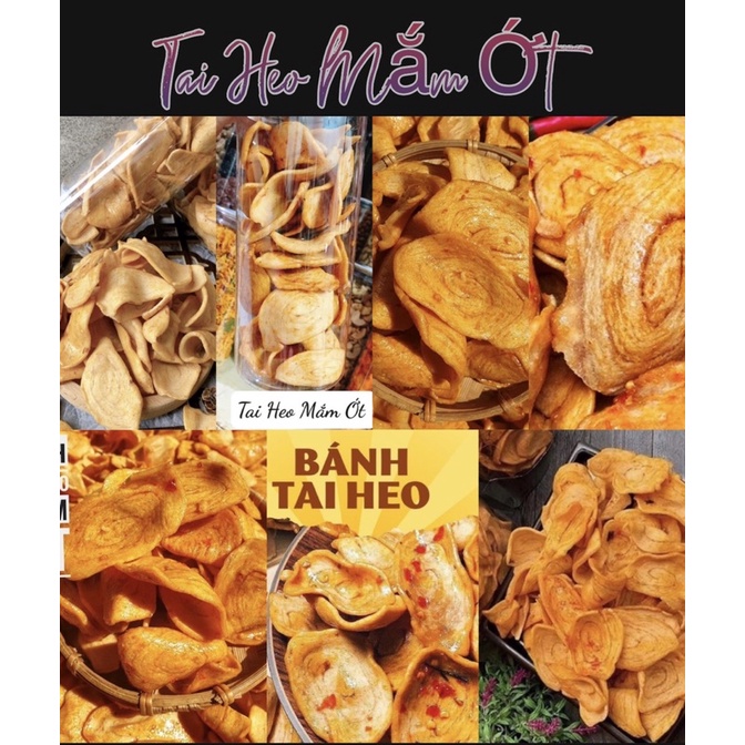 Ăn vặt các loại bánh tai heo siêu ngon hũ 350g