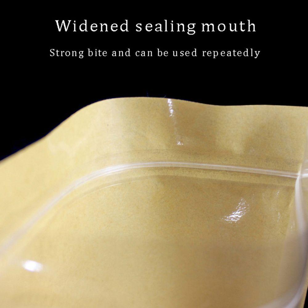 Túi Giấy Kraft Có Cửa Sổ Tự Đóng Gói Thực Phẩm / Cà Phê / Trà / Quà Tặng