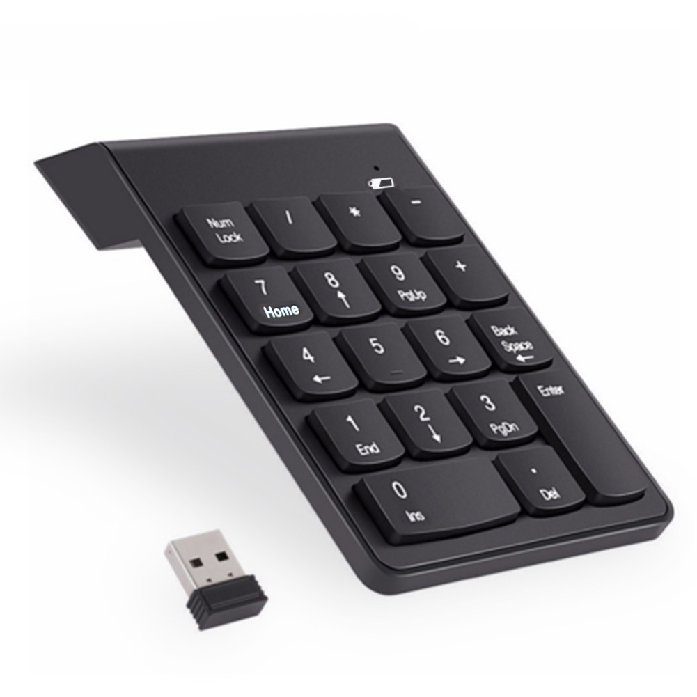 Bàn phím số 18 ký tự không dây kết nối USB 2.4G | BigBuy360 - bigbuy360.vn