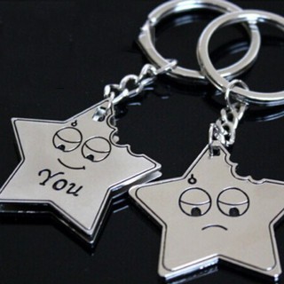 Móc khóa đôi tình nhân hình ngôi sao