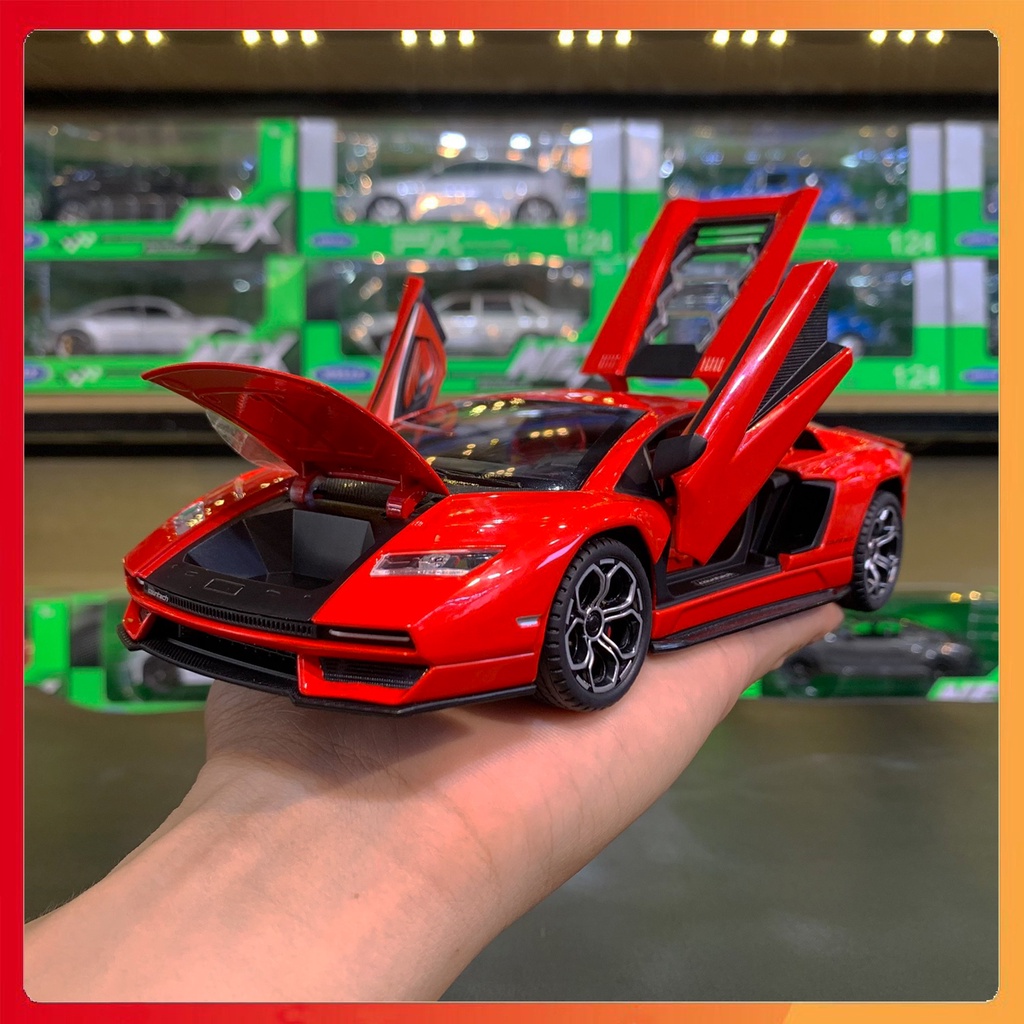 Mô hình xe Lamborghini Countach LPI 800-4 tỉ lệ 1:24 Jinlifang