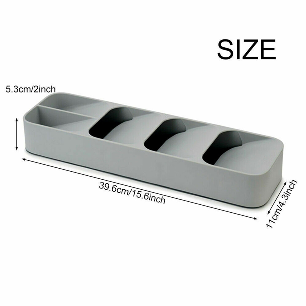 Organizer Spoon Divider Kitchen Organizer Tray Holder Storage Cutlery Drawer
