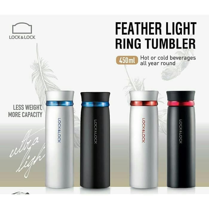 Lock & Lock Hot And Cool Tumbler Light Ring Thermos - Blue
