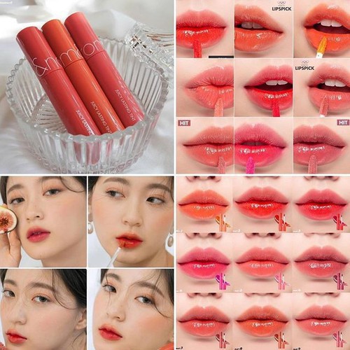 Son romand bóng [Chính_hãng]  Son tint nước siêu lì, lâu trôi Hàn Quốc Romand Glasting Water Tint 4g