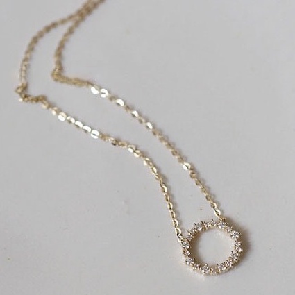 Dây chuyền bạc nữ TLEE Blue Sea nạm đá cao cấp NCJ D0114