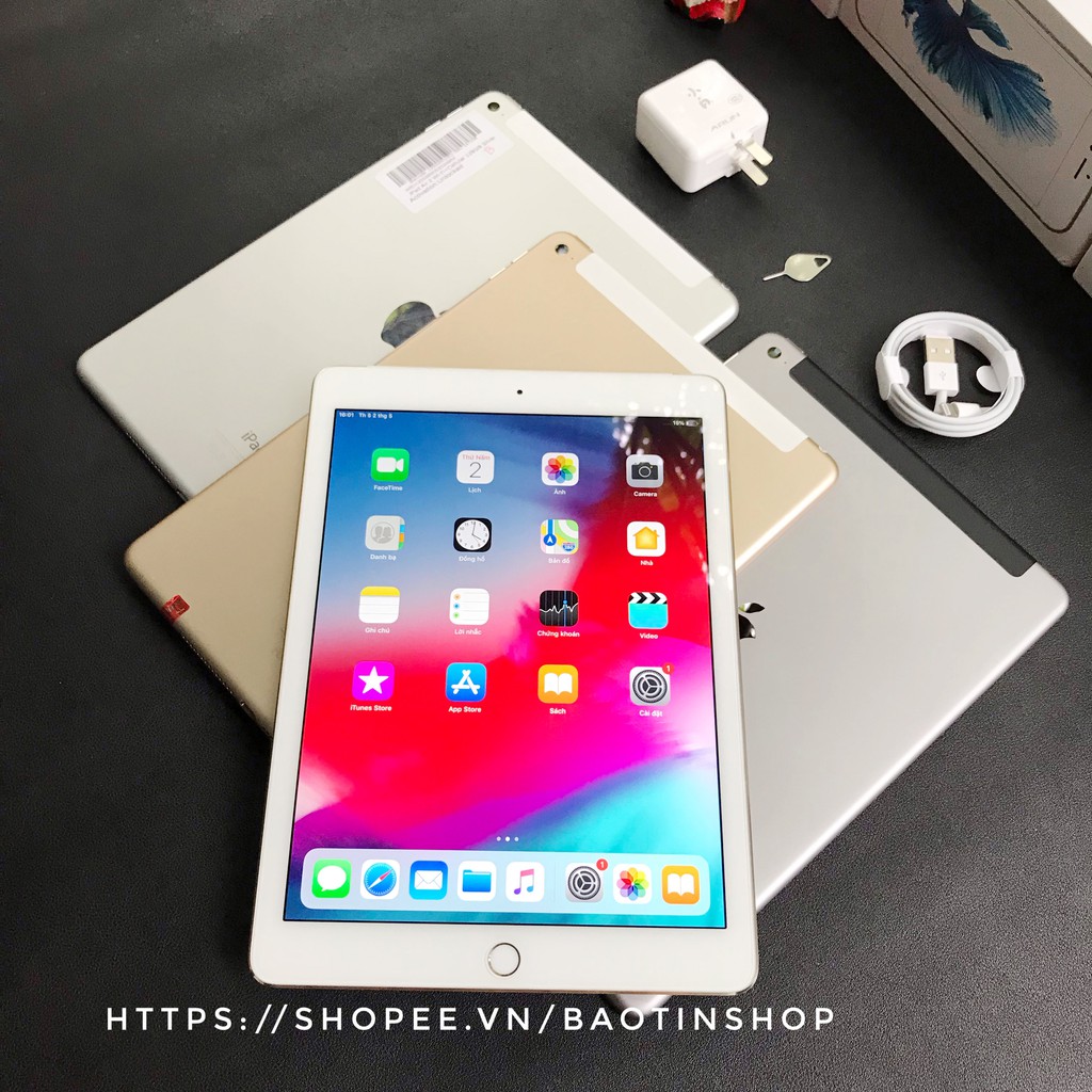 MÁY TÍNH BẢNG IPAD AIR 2 16/32/64/128GB WIFI 4G LIKE NEW 99% | BigBuy360 - bigbuy360.vn
