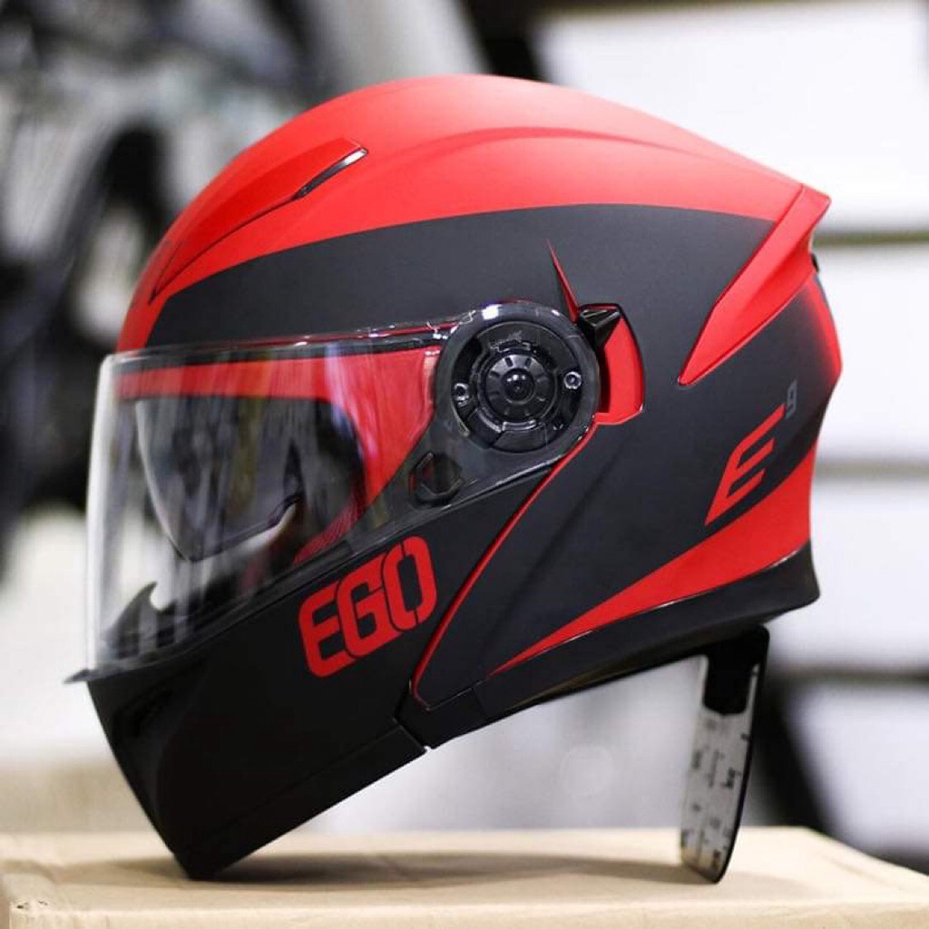 Mũ fullface EGO lật hàm 2 kính E9 - Nón bảo hiểm đi phượt