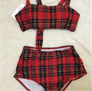 Bikini 2 mảnh kẻ caro  (ib chọn size)