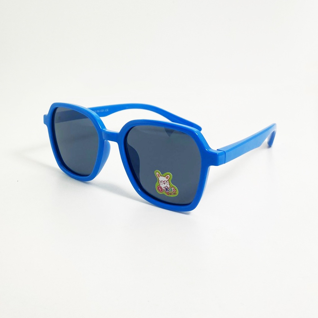 Kính mát trẻ em cao cấp JJ11032 gọng nhựa dẻo,kiểu dáng hình đa giác nhiều màu siêu đáng yêu dành cho bé từ 2 đến 7 tuổi