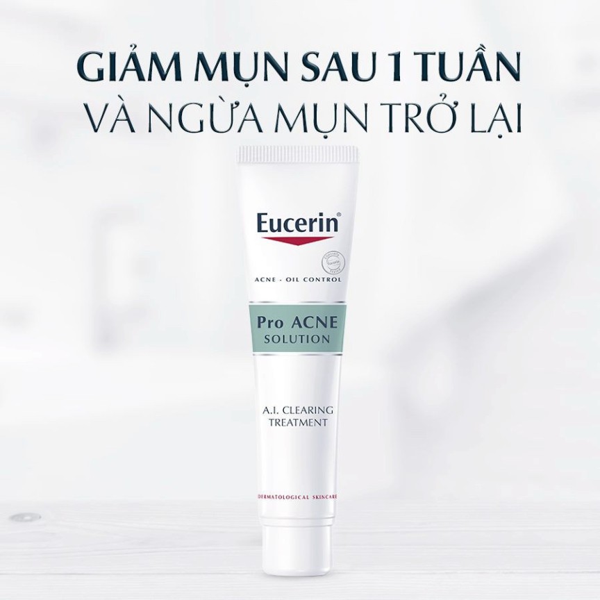 [CHÍNH HÃNG] Tinh chất giúp giảm mụn dành cho mọi loại da Eucerin Pro Acne A.I Treatment 40ml- 87925