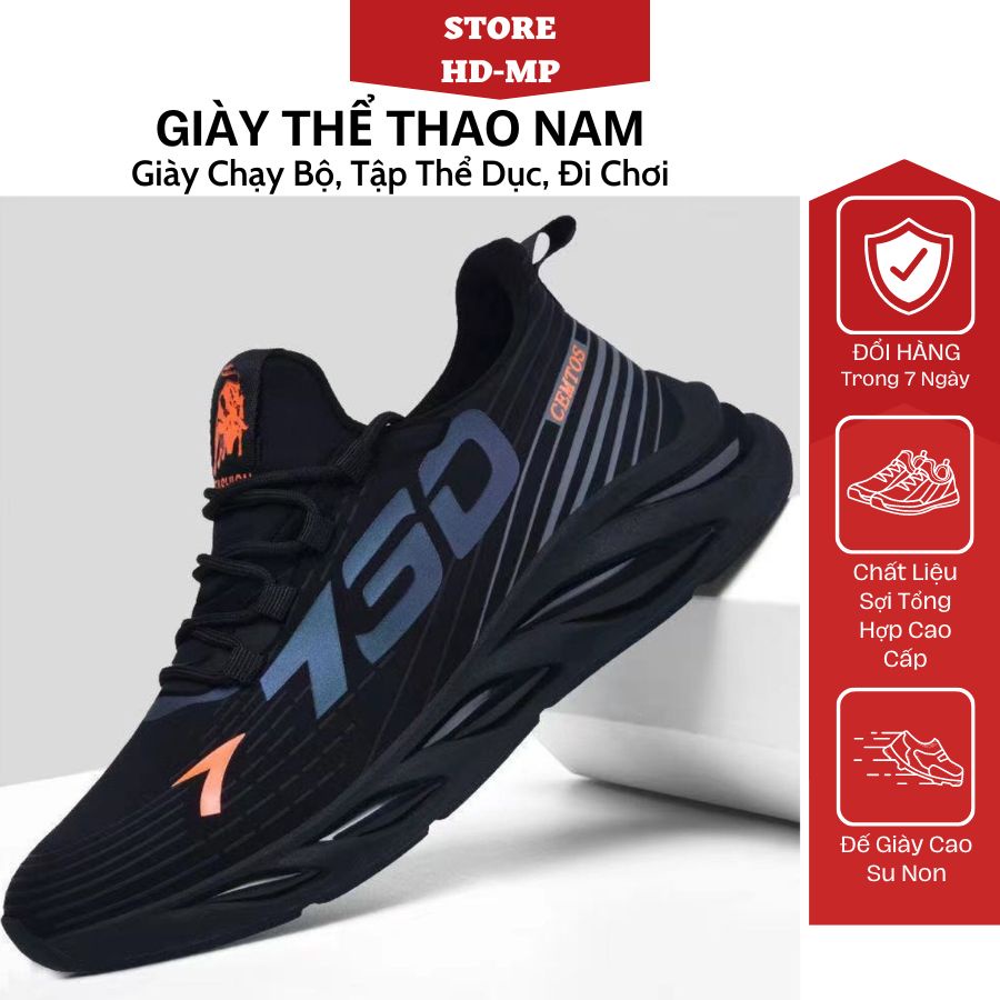 Giay Thể Thao Nam,giày đi bộ,đi làm đi chơi đi lại dễ thoải mái chất liệu vải dệt(2 mầu)