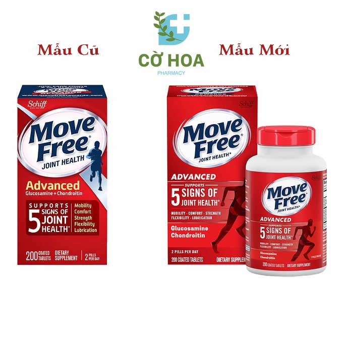 Viên bổ xương khớp Schiff Move Free Advanced - Hộp 200 viên