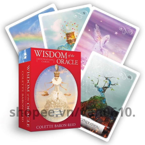 Bộ bài Oracle Wisdom of the Oracle Divination Cards Ask and Know, Tác giả Colette Baron-Reid, 52 lá