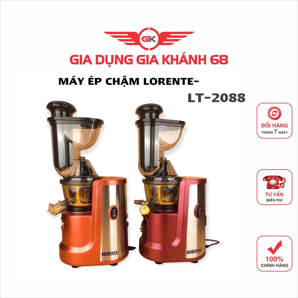 Máy Ép Hoa Quả Lorente LT-Máy Ép Chậm Lorente-2088 Hàng Chính Hãng