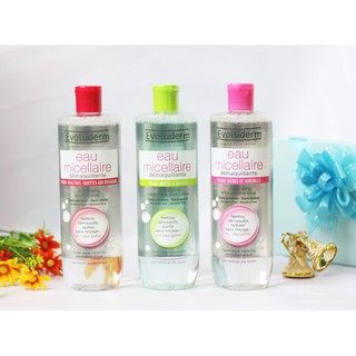 TẨY TRANG EVOLUDERM EAU MICELLAIRE DÉMAQUILLANTE 500ML