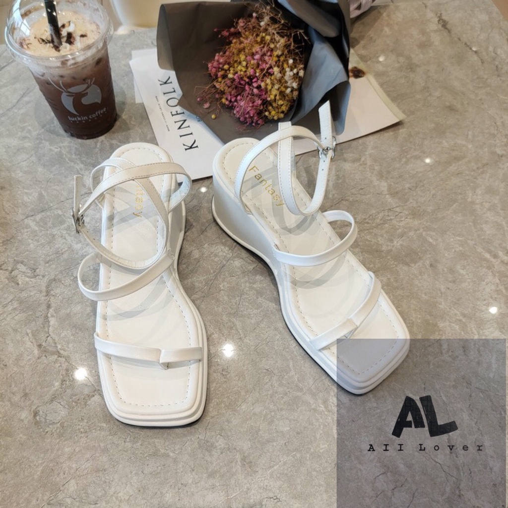 SANDAL XUỒNG ALI LOVER - GIÀY THỜI TRANG NỮ PHONG CÁCH HIỆN ĐẠI QUAI NGANG KẸP MẢNH ĐẾ CAO 7 PHÂN AS220202