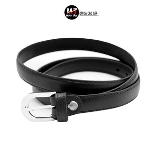 Thắt lưng nữ Minh Tâm da bò 3 lớp may viền MT701-14