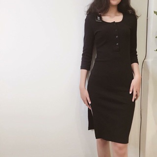 Váy len tăm body
