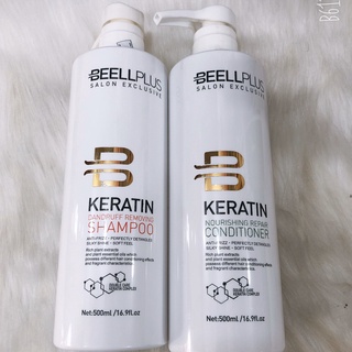 Bộ gội xả làm sạch gàu ngăn rụng tóc beell plus 500ml * 2