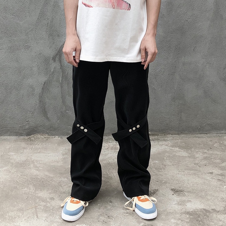 Quần dài ống rộng phong cách hip hop cá tính thời trang cho nam size m - 3xl