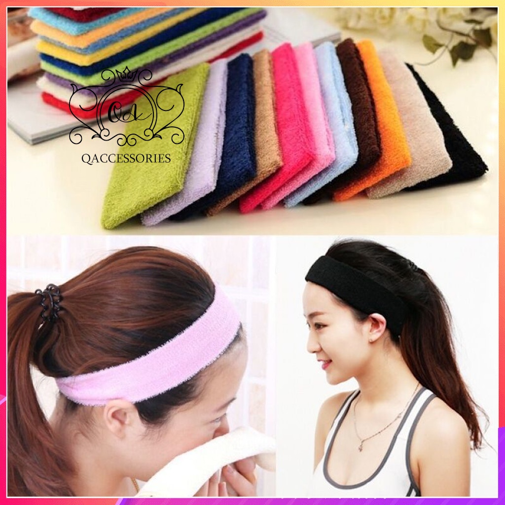 Băng đô thể thao nam nữ đeo trán chặn mồ hôi chống trượt gym yoga KPOP Hàn Quốc UNISEX Headband QACCESSORIES HA220102