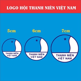 Logo ủi áo Đồng Phục Hội Thanh Niên Việt Nam (KT 4 - 7 cm)