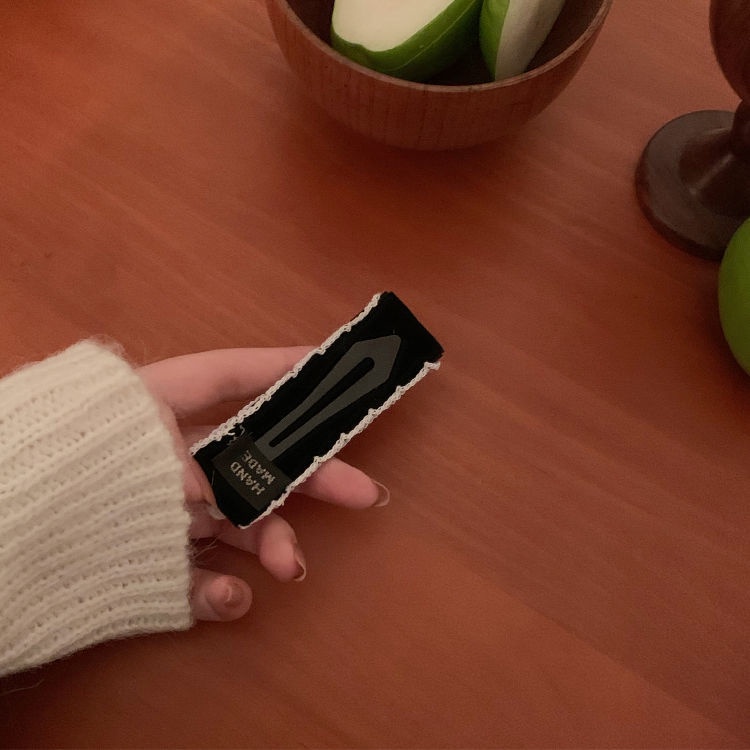 Kẹp Tóc Hình Hoa Trà Bằng Vải Dệt Kim Phong Cách Mới 2022