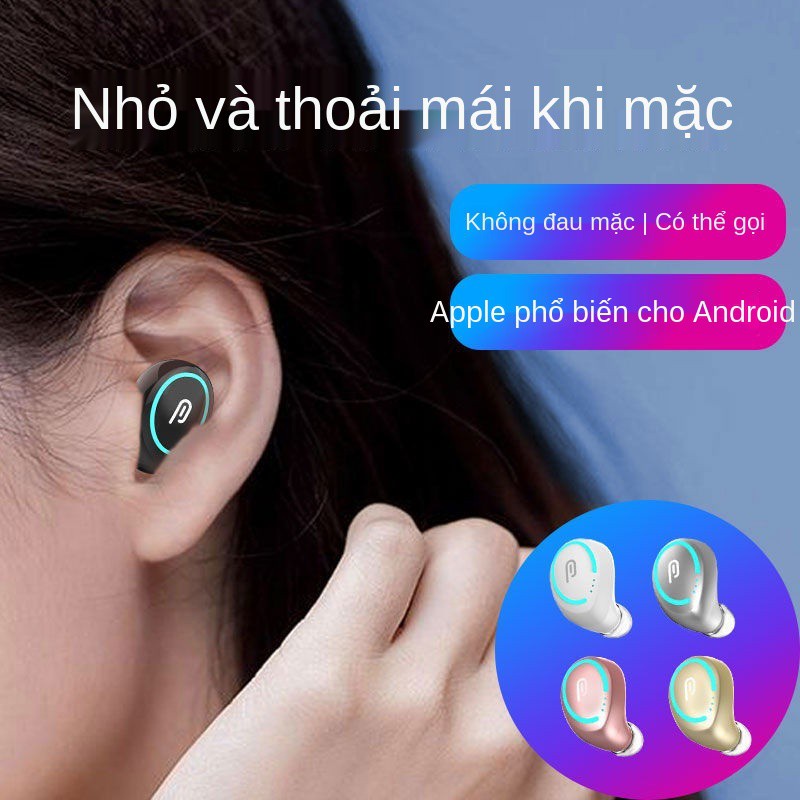 Tai Nghe Bluetooth Không Dây Mini, Tai Dài Dự PhòngOPPOHuaweiVIVOApple Xiaomi Android Tai Nghe Đa Năng