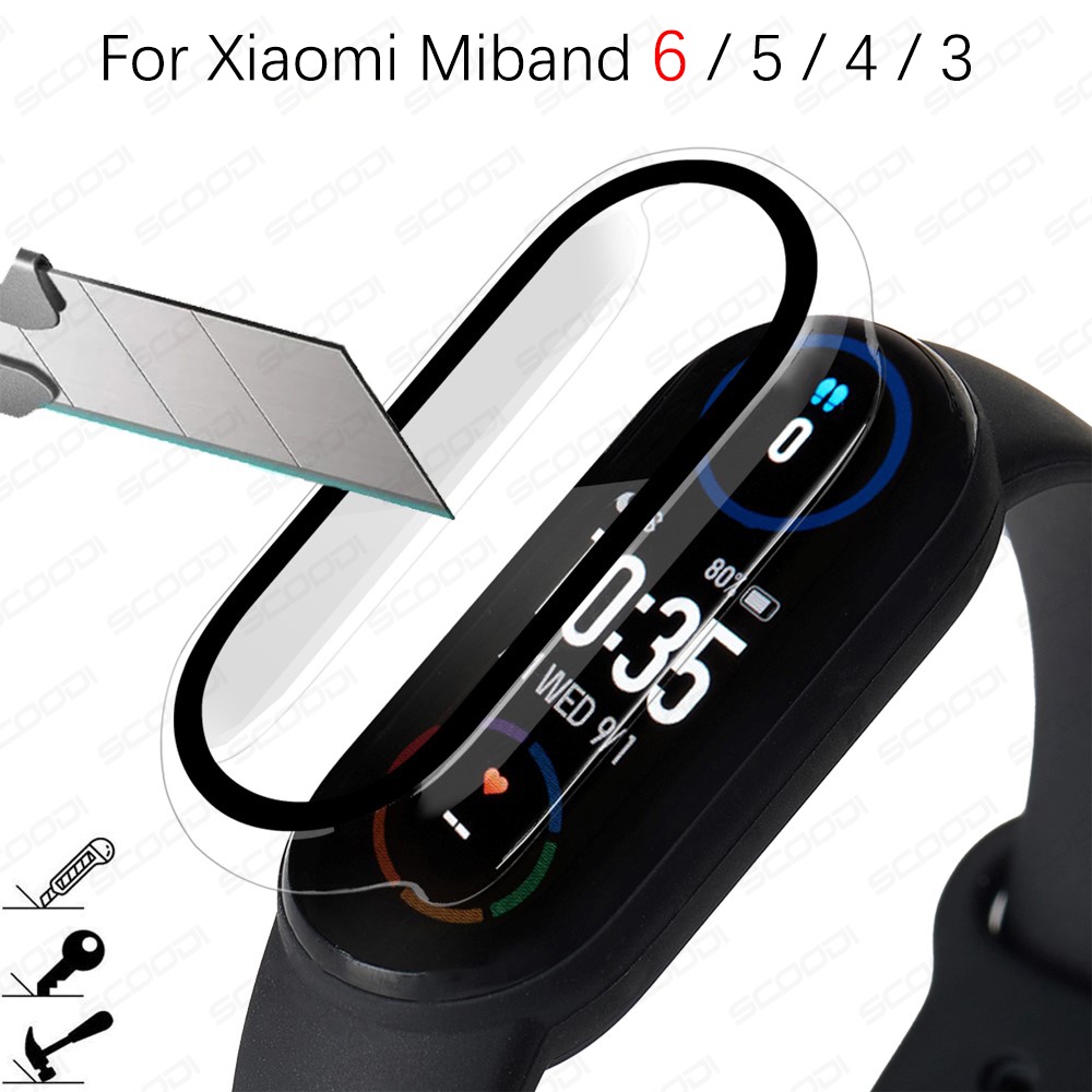 Kính cường lực PC 2 trong 1 cho Xiaomi Miband 7 6 5 4 3
