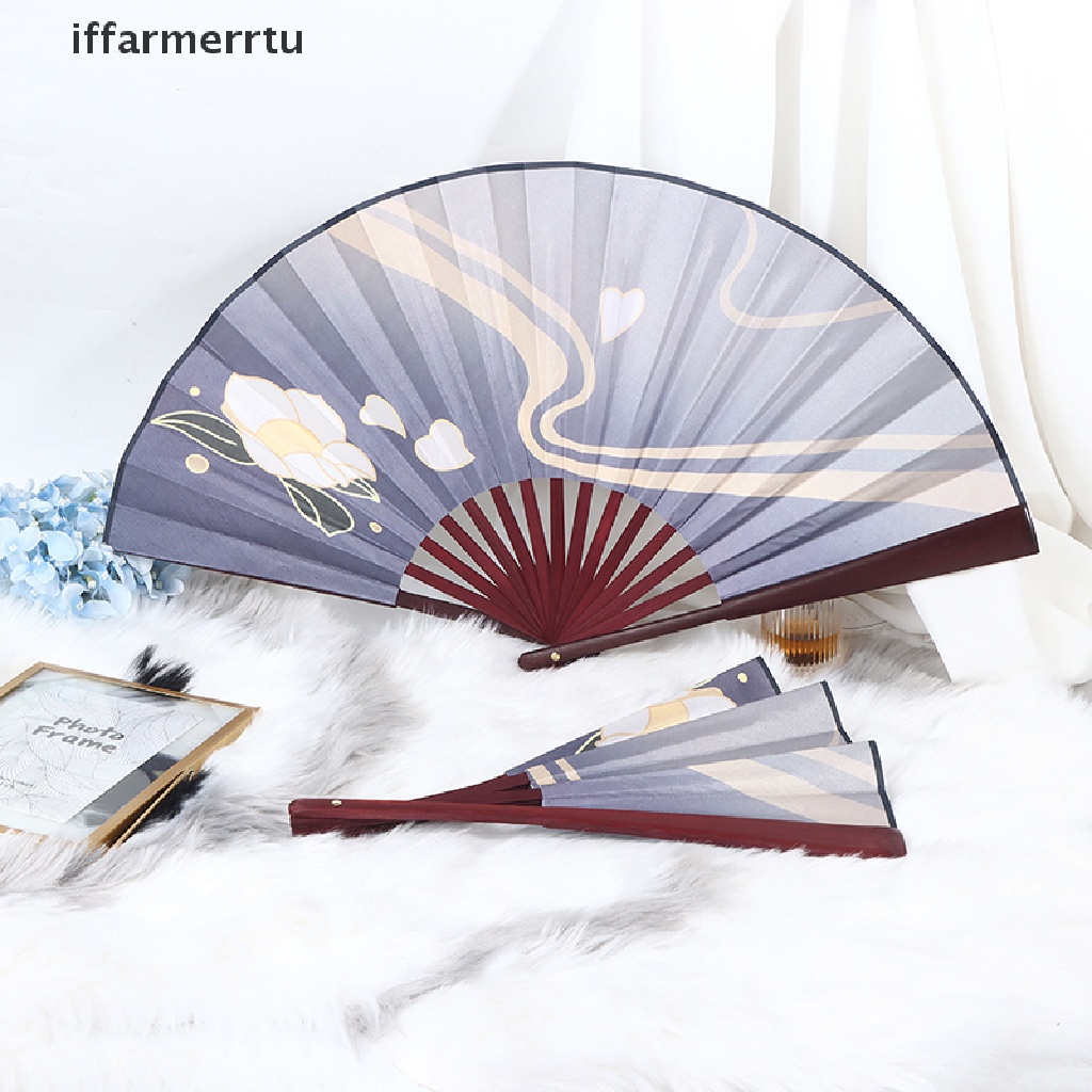 Quạt Xếp Hai Mặt Hóa Trang Nhân Vật Game Genshin Va Chạm Kamisato Ayaka