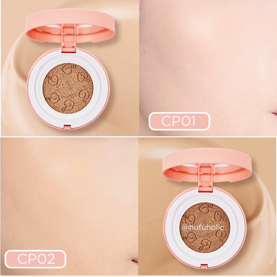 [FREESHIP] BLACK ROUGE - Phấn nền nước Đào kiềm dầu Peach Velvet Cushion BlackRouge | BigBuy360 - bigbuy360.vn