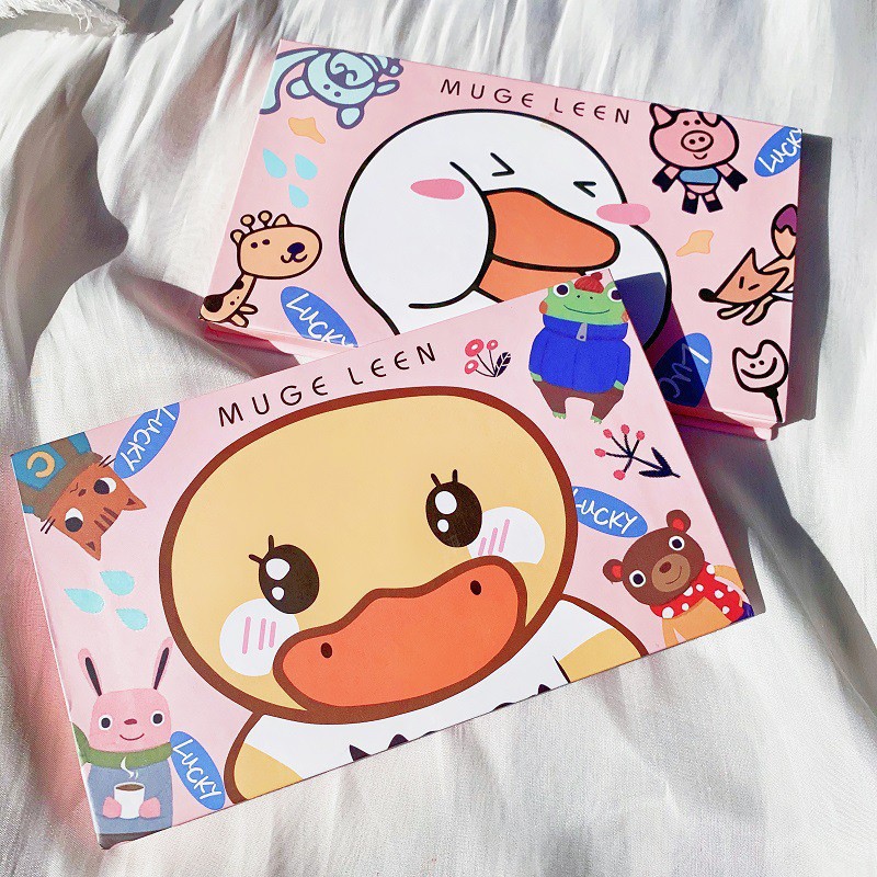 🌈🍓🍊 Bảng Mắt Vịt Lucky Mugeleen 18 Ô Màu Cực Dễ Thương, Phấn Mịn Lì Không Thấm Nước | BigBuy360 - bigbuy360.vn