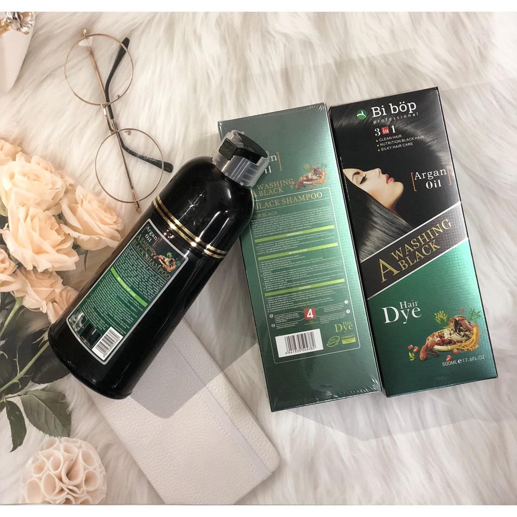 Dầu gội đen tóc Bibop phủ tóc bạc hiệu quả (Mẫu mới 3 trong 1) | BigBuy360 - bigbuy360.vn