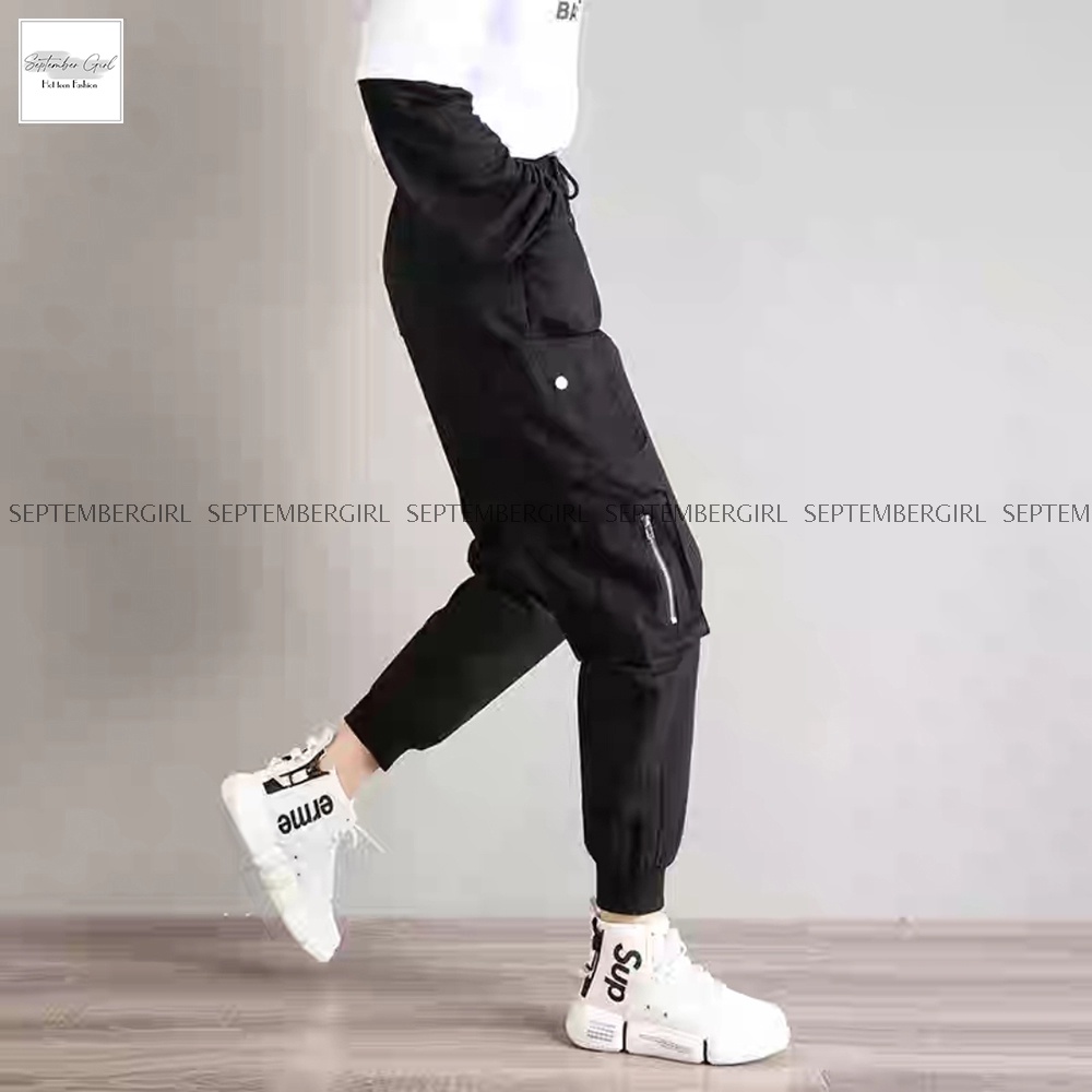 Quần túi hộp bốn túi nữ SEPTEMBERGIRL chất kaki dáng jogger thể thao - JOGGER NAM 9000027V2