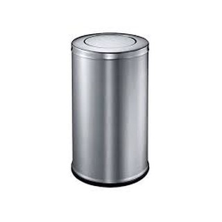 THÙNG RÁC INOX TRÒN NẮP LẬT