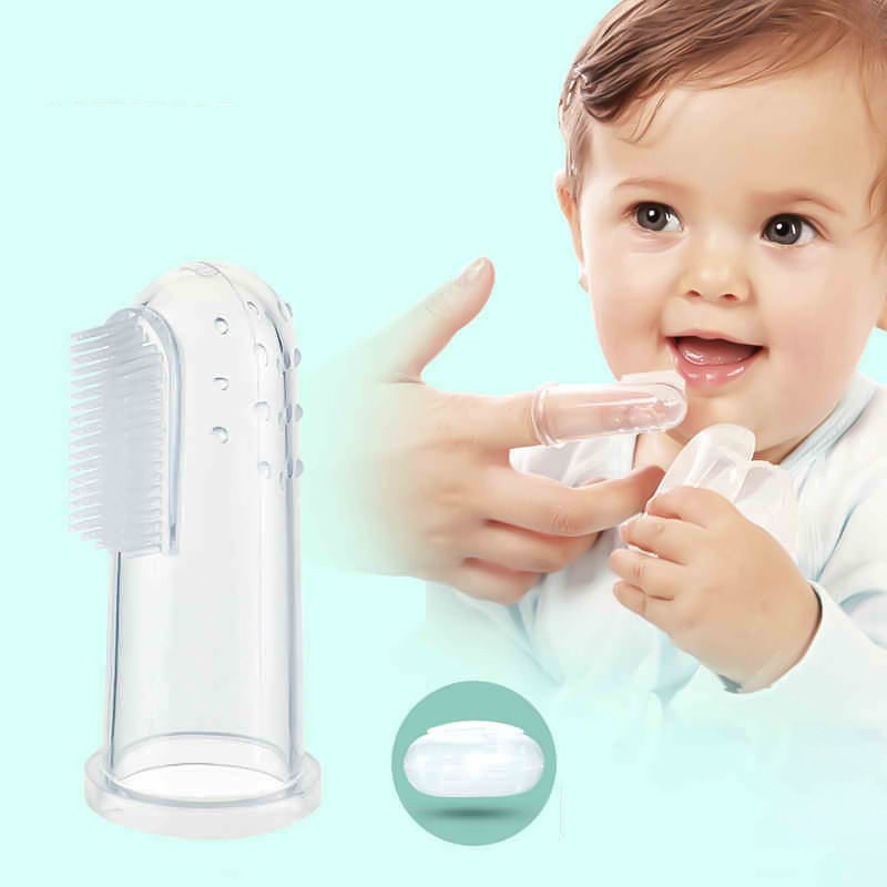 Rơ đánh lưỡi silicon cho bé - Rơ lưỡi silicon cho bé