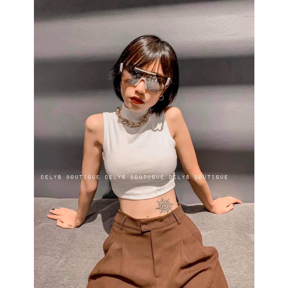 [Có Video + Ảnh Thật] Áo 3 Lỗ Nữ 2 Màu Đen Trắng Basic Dáng Siêu Đẹp Cực Dễ Phối Đồ - Chuu House - CH0121