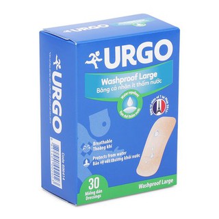 102 miếng Urgo Durable băng dán cá nhân với độ dính cao