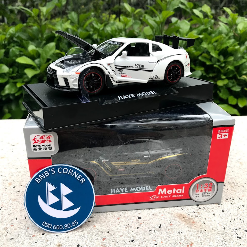 Xe mô hình hợp kim Nissan GTR 1:32 Double Horses - Full box