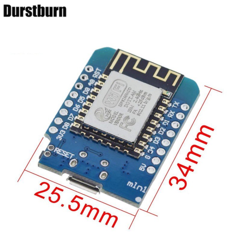 Bảng Mạch Wifi Wemos D1 Mini Nodemcu 4m Bytes Lua Esp8266 Esp-12 Esp-12F