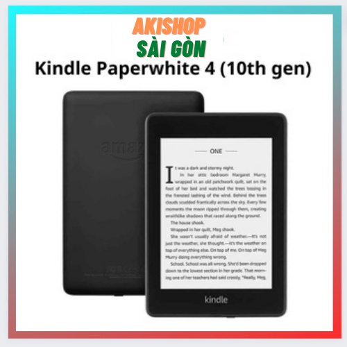 Máy đọc sách Kindle Paperwhite 4 (10th) 8GB chính hãng cao cấp chống nước