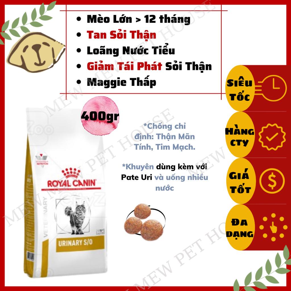 [CHÍNH HÃNG] [DATE XA] Thức Ăn Cho Mèo Bị Sỏi Thận ROYAL CANIN URINARY (400g)