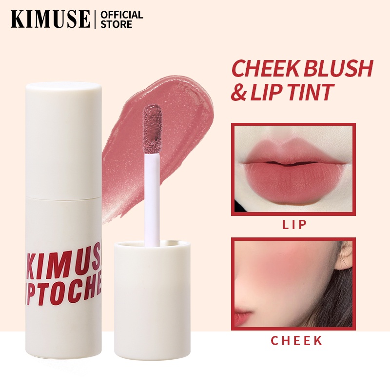 Son môi KIMUSE kiêm má hồng lâu trôi và chống thấm nước cao cấp
