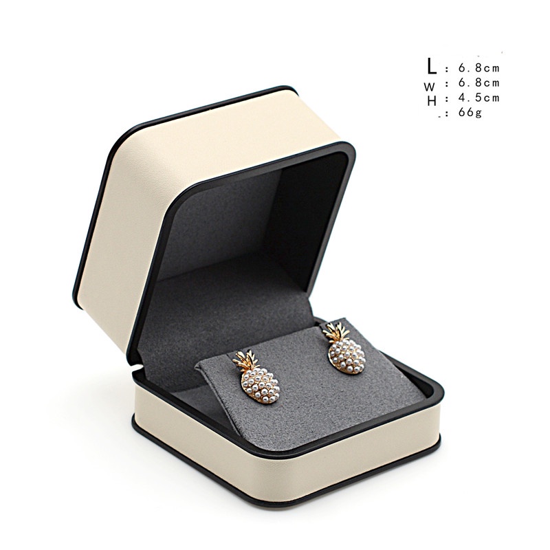 1 Hộp Đựng Trang Sức Nhẫn 5x5x4.7cm / 6.8x6.8x4.5cm Màu Cam / Xanh Dương / Bạc Hà / Xanh Lá