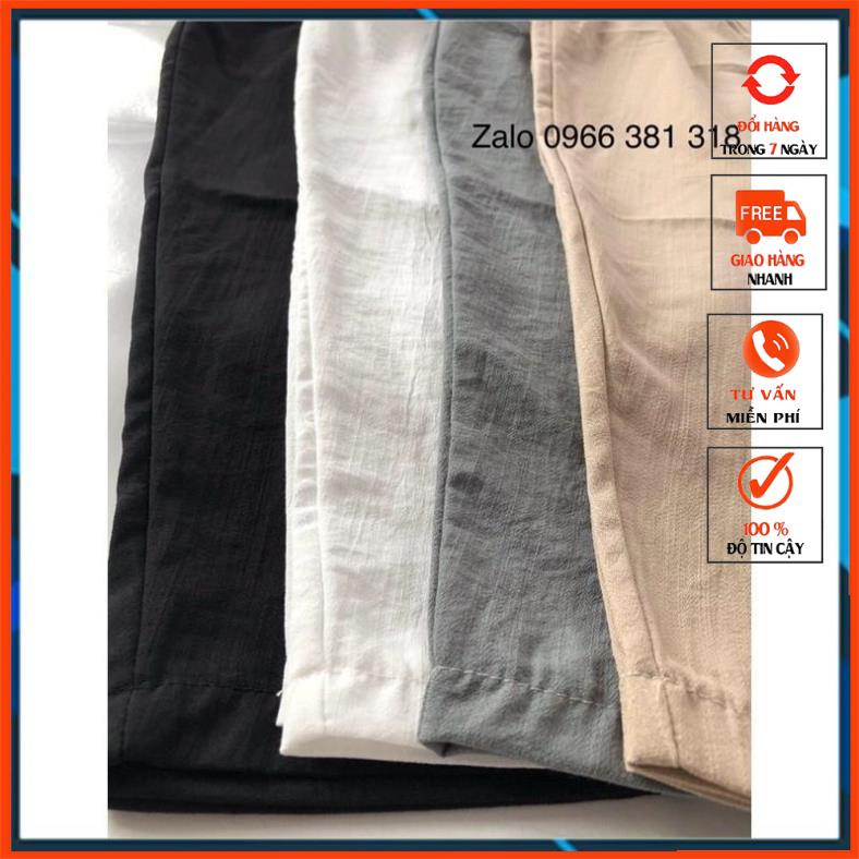GIẢM 10K ĐƠN 0 ĐỒNG quần baggy đũi nữ , quần đũi dài mã kcs88 tôn chân dài miên man chất liệu đũi xước cao cấp không bai