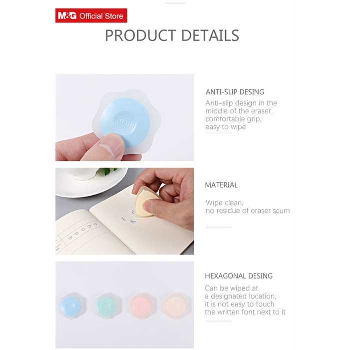 Bút Tẩy Xóa M&G Axpq2001 Thiết Kế Chống Trượt Tiện Dụng Cho Văn Phòng/ Học Tập