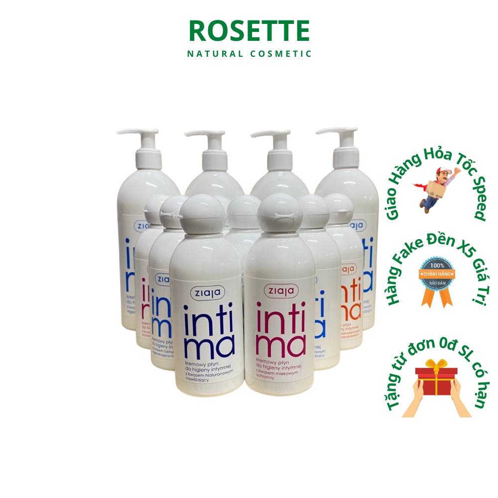 Dung Dịch Vệ Sinh Intima 200ml - 500ml - Vệ Sinh Vùng Kín - Ngăn Ngừa Nhiễm Khuẩn, Khí Hư - Không Kích Ứng Da